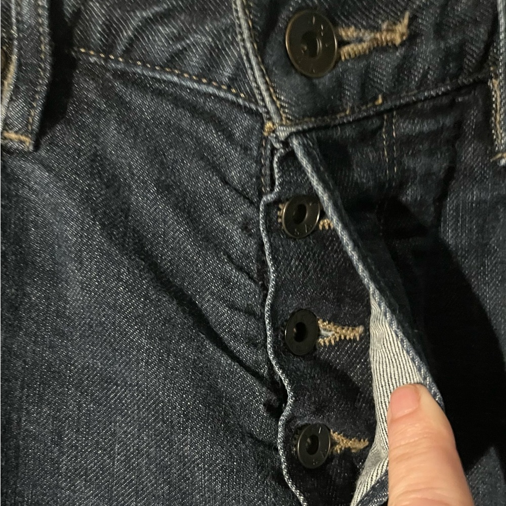John Varvatos Men's Wight Skinny Jeans With Button Fly Size 34 - Picture 4 of 10